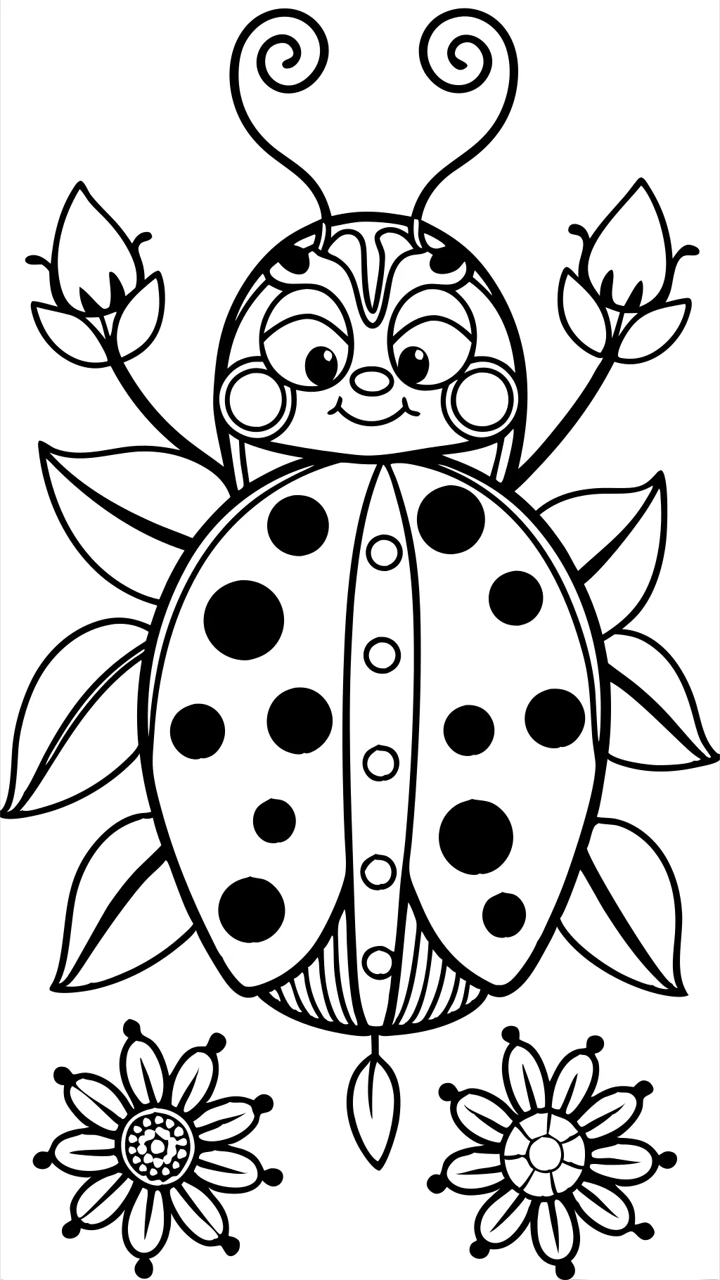 Páginas para colorear de Ladybug